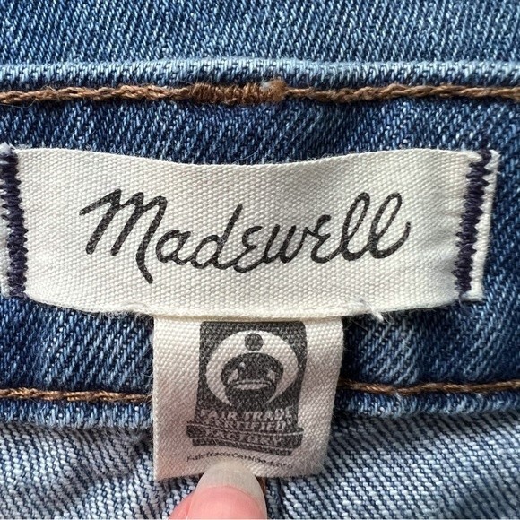 Madewell High-Rise Slim Boyjean Jeans Size 23 Melbourne Wash - Picture 9 of 12